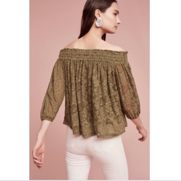 Anthropologie off the shoulder lace - Picture 2 of 3